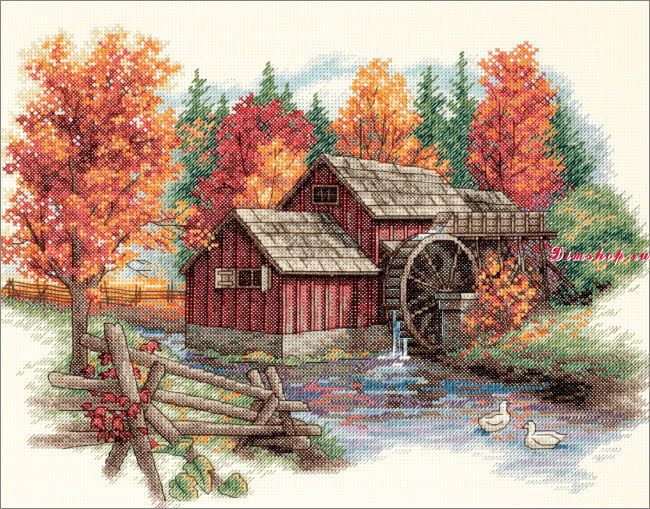 35199 • Набор для вышивания крестом "Великолепие осени" • "Glory of Autumn" DIMENSIONS