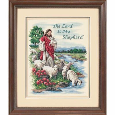 03222 • Набор для вышивания крестом "Господь мой пастырь" • "The Lord is My Shepherd" DIMENSIONS