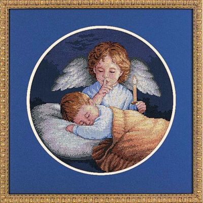 03873 • Набор для вышивания крестом "Ангел-Хранитель" • "Angelic Guardian" DIMENSIONS