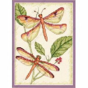 06930 • Набор для вышивания крестом "Танец стрекоз" • "Dragonfly Dance" DIMENSIONS