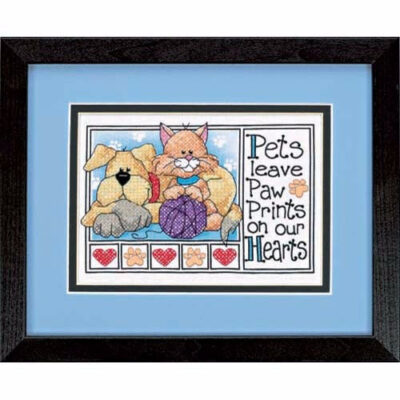 06931 • Набор для вышивания крестом "Отпечаток лап" • "Paw Prints" DIMENSIONS