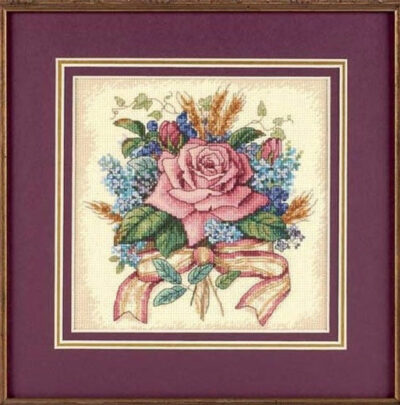 06995 • Набор для вышивания крестом "Букет роз" • "Rose Bouquet" DIMENSIONS