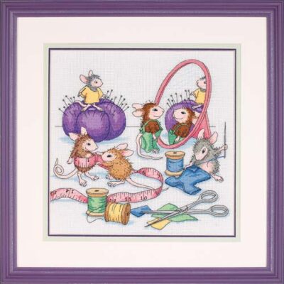 13731 • Набор для вышивания крестом "Швейные мышки" • "Sew Busy" DIMENSIONS