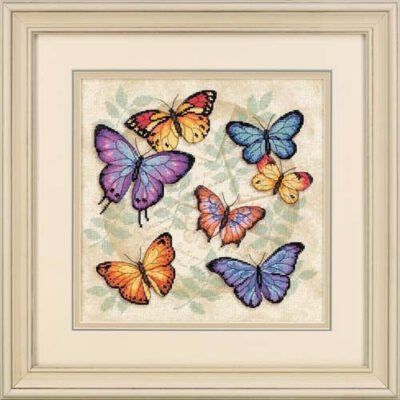 35145 • Набор для вышивания крестом "Обилие бабочек" • "Butterfly Profusion" DIMENSIONS
