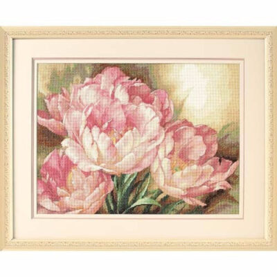 35175 • Набор для вышивания крестом "Трио тюльпанов" • "Tulip Trio" DIMENSIONS Gold Collection