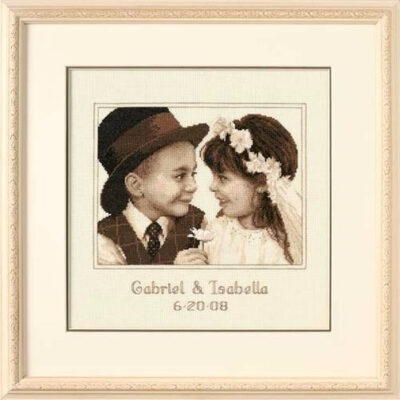 35192 • Набор для вышивания крестом "Первая любовь" • "First Love Wedding Record" DIMENSIONS