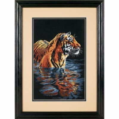 35222 • Набор для вышивания крестом "Спокойный тигр" • "Tiger Chilling Out" DIMENSIONS