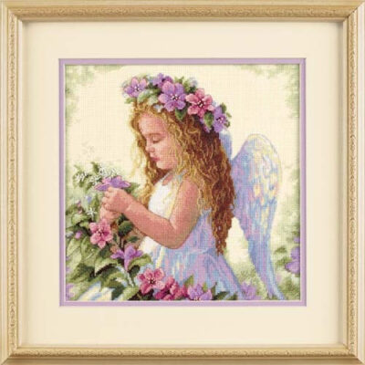 35229 • Набор для вышивания крестом "Цветочный ангел" • "Passion Flower Angel" DIMENSIONS