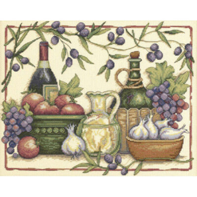 35232 • Набор для вышивания крестом "Тосканские ароматы" • "Tuscan Flavors" DIMENSIONS