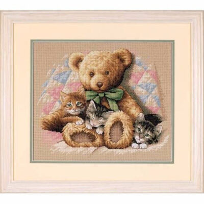 35236 • Набор для вышивания крестом "Тедди и котята" • "Teddy & Kittens" DIMENSIONS