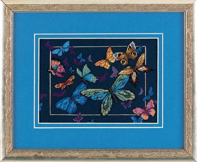 06846 • Набор для вышивания крестом "Экзотические бабочки" • "Exotic Butterflies" DIMENSIONS