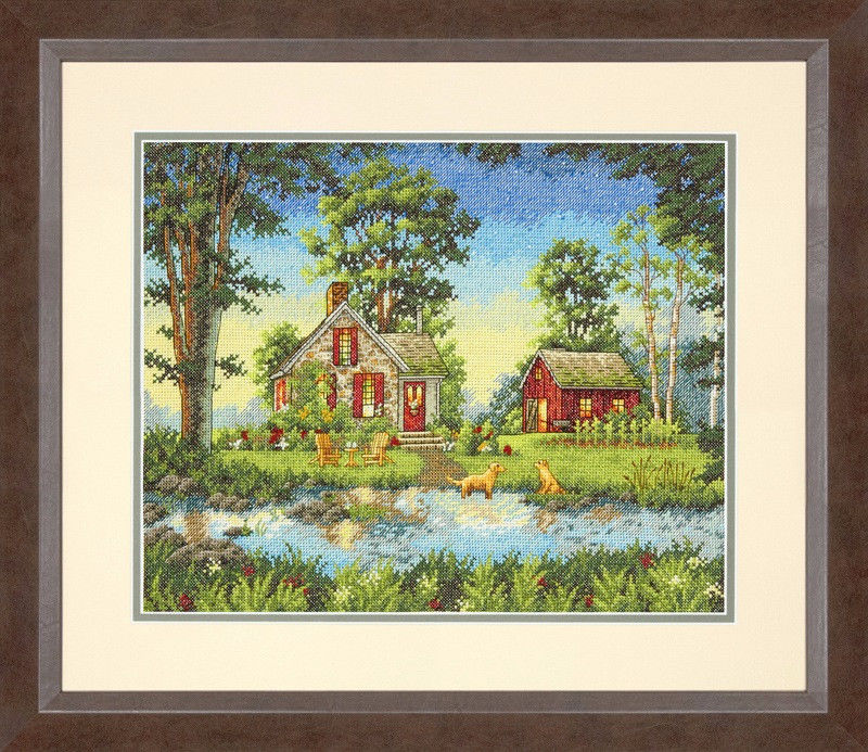 70-35340 • Набор для вышивания крестом "Летний коттедж" • "Summer Cottage" DIMENSIONS