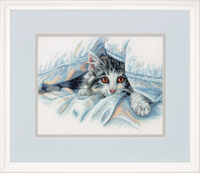 70-35341 • Набор для вышивания крестом "Кошачий уют" • "Cat Comfort" DIMENSIONS