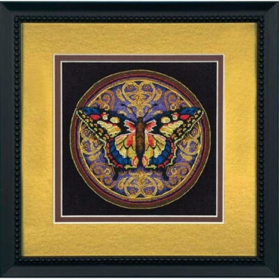 65095 • Набор для вышивания крестом "Витиеватая бабочка" • "Ornate Butterfly" DIMENSIONS Gold Collection Petites
