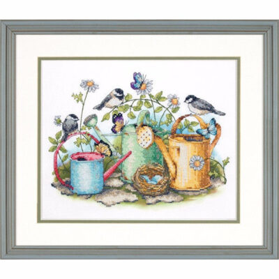 70-03243 • Набор для вышивания крестом "Садовые лейки" • "Watering Cans" DIMENSIONS