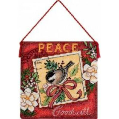 70-08848 • Набор для вышивания крестом “Мир. Украшение”•"Peace Ornament" DIMENSIONS