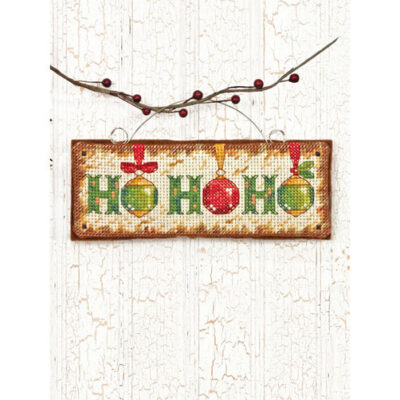 70-08861 • Набор для вышивания крестом "Хо Хо Хо. Украшение" • "Ho Ho Ho Ornament" DIMENSIONS