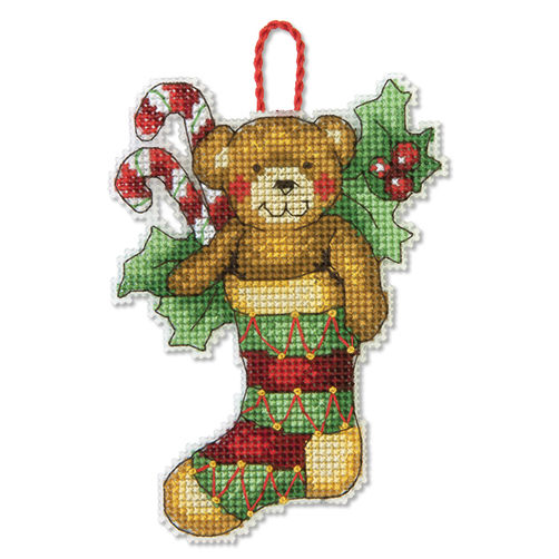 70-08894 - Набір для вишивання хрестом "Ведмідь. Прикраса" - "Bear Ornament" DIMENSIONS