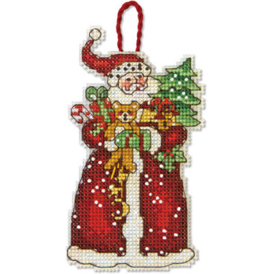 70-08895 • Набор для вышивания крестом "Санта. Украшение" • "Santa Ornament" DIMENSIONS