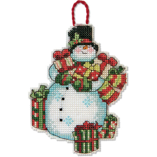 70-08896 - Набір для вишивання хрестом "Сніговик. Прикраса" - "Snowman Ornament" DIMENSIONS