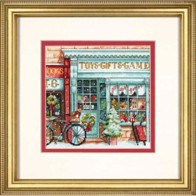 70-08900 • Набор для вышивания крестом "Магазин игрушек" • "Toy Shoppe" DIMENSIONS
