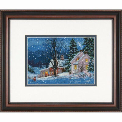 70-08935 • Набор для вышивания крестом "Тихая ночь" • "Quiet Night" DIMENSIONS Gold Collection Petites