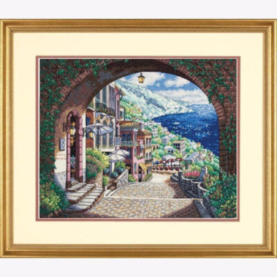 70-35265 • Набор для вышивания крестом "Прибрежный вид" • "Coastal View" DIMENSIONS Gold Collection