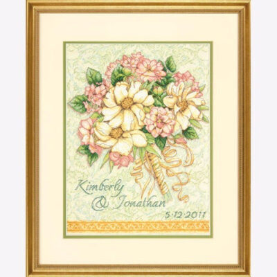 70-35275 • Набор для вышивания крестом "Свадебный букет" • "Wedding Record Bouquet" DIMENSIONS