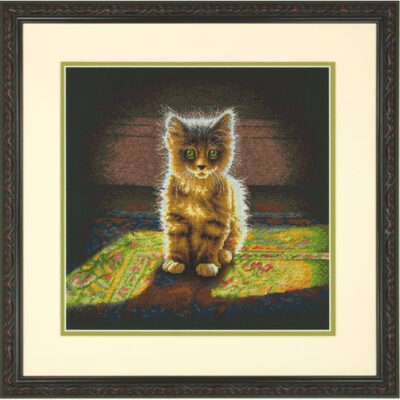 70-35286 • Набор для вышивания крестом "Пушистый котенок" • "Warm and Fuzzy Kitten" DIMENSIONS