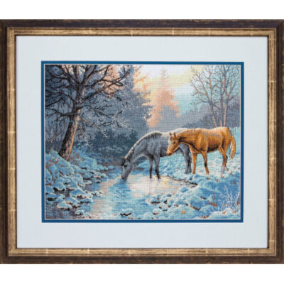 70-35294 • Набор для вышивания крестом "Морозное утро" • "Frosty Morning" DIMENSIONS Gold Collection