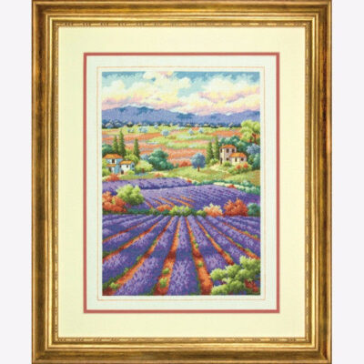 70-35299 • Набор для вышивания крестом "Лавандовые поля" • "Fields of Lavender" DIMENSIONS Gold Collection
