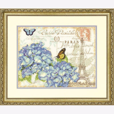 70-35307 • Набор для вышивания крестом "Парижские гортензии" • "Paris Hydrangea" DIMENSIONS