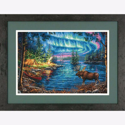 70-35312 • Набор для вышивания крестом "Северная ночь" • "Northern Night" DIMENSIONS Gold Collection
