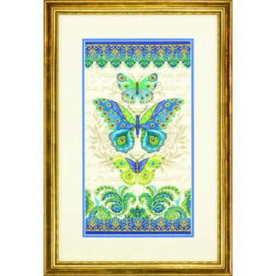 70-35323 • Набор для вышивания крестом "Бабочки павлин" • "Peacock Butterflies" DIMENSIONS