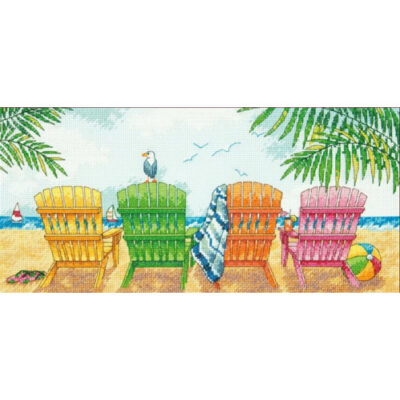 70-35325 • Набор для вышивания крестом "Пляжный кресла" • "Beach Chairs" DIMENSIONS