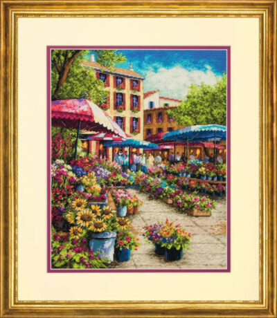 70-35333 • Набор для вышивания крестом "Провинциальный рынок" • "Provence market" DIMENSIONS Gold Collection