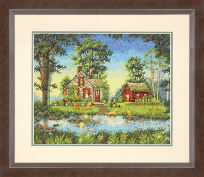 70-35340 • Набор для вышивания крестом "Летний коттедж" • "Summer Cottage" DIMENSIONS