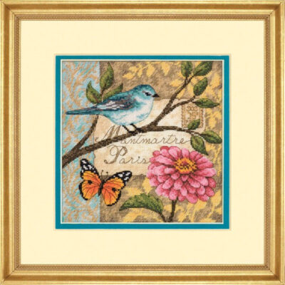 70-65103 • Набор для вышивания крестом "Птичья почта" • "Bird Poste" DIMENSIONS Gold Collection Petites