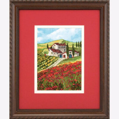 70-65134 • Набор для вышивания крестом "Маковое поле" • "Poppy Fields" DIMENSIONS