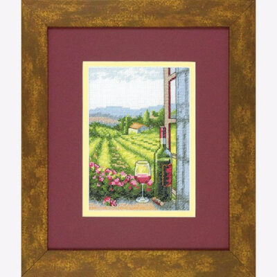 70-65137 • Набор для вышивания крестом "Вино с видом" • "Wine with a View" DIMENSIONS