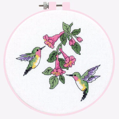 72407 • Набор для вышивания крестом "Колибри" • "Hummingbird Duo" DIMENSIONS