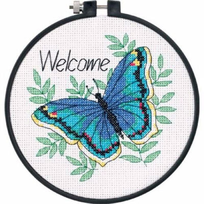 73147 • Набор для вышивания крестом "Бабочка" • "Welcome Butterfly" DIMENSIONS