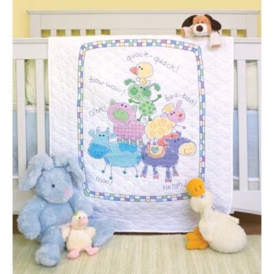 73258 • Набор для вышивания одеяла крестом "Ферма" • "Farm Friends Quilt" DIMENSIONS