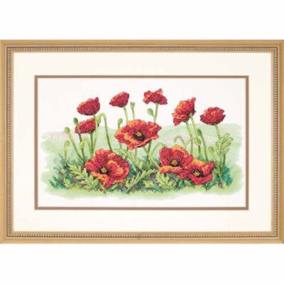 03237 • Набор для вышивания крестом "Поле маков" • "Field of Poppies" DIMENSIONS