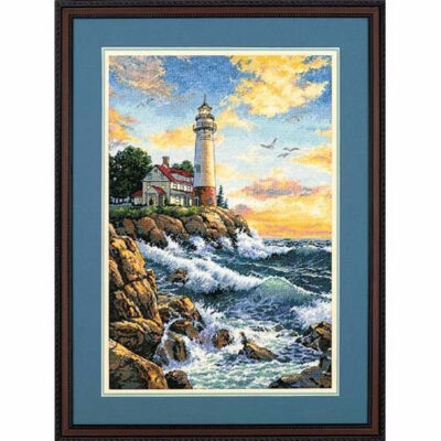 03895 • Набор для вышивания крестом "Скалистый берег" • "Rocky Point" DIMENSIONS Gold Collection