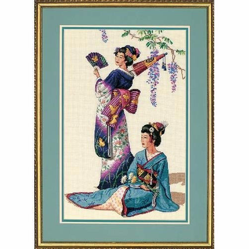 03898 • Набор для вышивания крестом "Жемчужины востока" • "Jewels of the Orient" DIMENSIONS Gold Collection