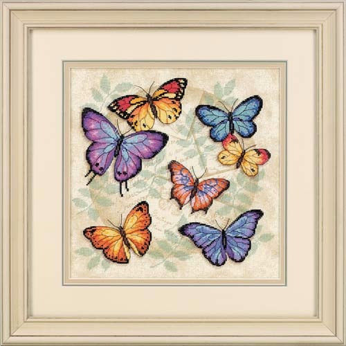 35145 • Набор для вышивания крестом "Обилие бабочек" • "Butterfly Profusion" DIMENSIONS