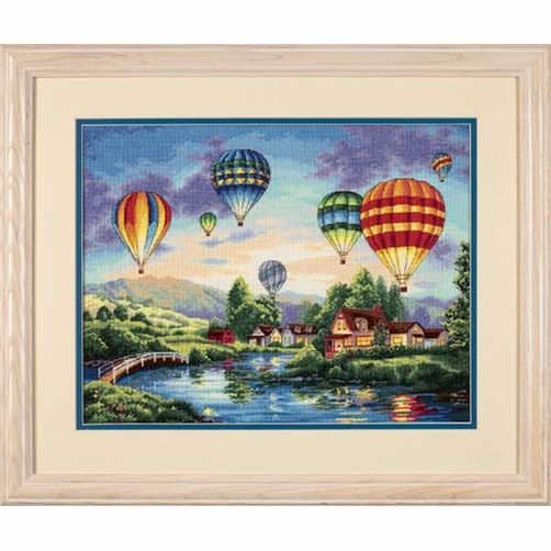 35213 • Набор для вышивания крестом "Воздушные шары" • "Balloon Glow" DIMENSIONS Gold Collection