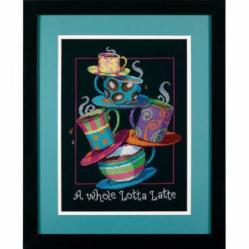 35218 • Набор для вышивания крестом "Кофейная пирамида" • "A Whole Lotta Latte" DIMENSIONS