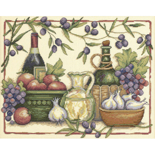 35232 • Набор для вышивания крестом "Тосканские ароматы" • "Tuscan Flavors" DIMENSIONS